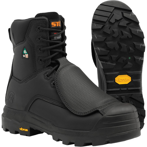 Vulcan Work Boots with External Metguard, Leather, Size 8, Impermeable Quali-T-Solutions