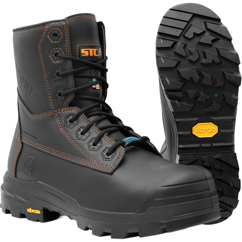 Metpro Flex Work Boots with Metguard, Leather, Size 6, Impermeable Quali-T-Solutions