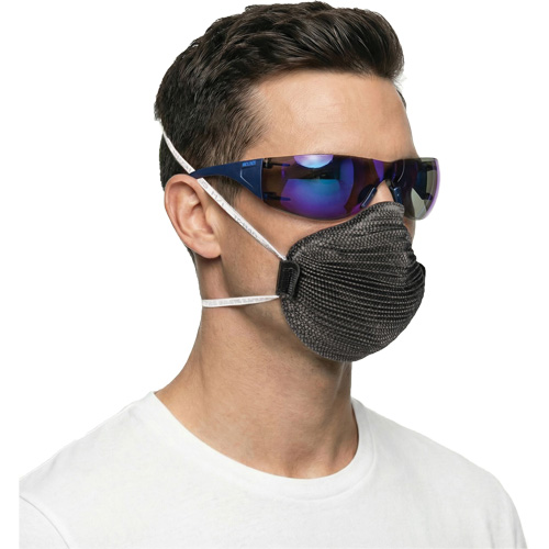 Lunettes de s&eacute;curit&eacute; Adapt Lite, Lentille Miroir bleu, Antibu&eacute;e/Anti-&eacute;gratignures, ANSI Z87+/R&eacute;pond ou surpasse la norme CSA Z94.3 Quali-T-Solutions