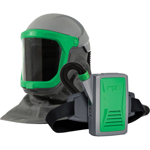 Z-Link Powered Air Respirator with Zytec FR Shoulder Cape, Facepiece Respirator/Welding Helmet Quali-T-Solutions