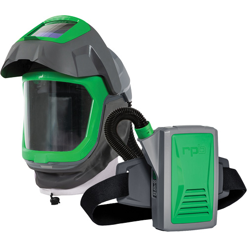 Z-Link Respirator Helmet with Face Seal, Visor & Belt Mount, Facepiece Respirator/Welding Helmet, Lithium-Ion Battery Quali-T-Solutions