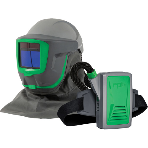 Z-Link+ PAPR System with Shoulder Cape & Visor, Facepiece Respirator/Welding Helmet Quali-T-Solutions