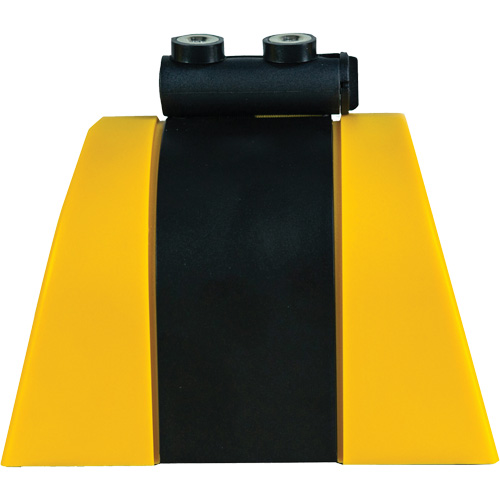 Syst&egrave;me de barri&egrave;re de s&eacute;curit&eacute; HAZLOK, Plastique, Fixation magn&eacute;tique, 30', Ruban Noir et jaune Quali-T-Solutions