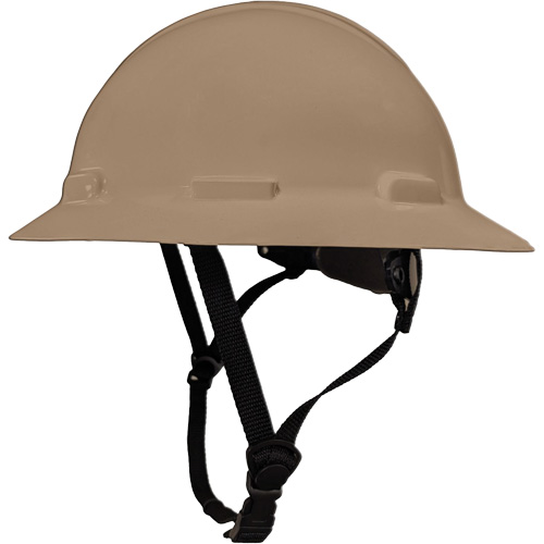 LIDGUARD&reg; Full Brim Hardhat with Chinstrap, Meets CSA Type 2, Ratchet Suspension, Vented Quali-T-Solutions