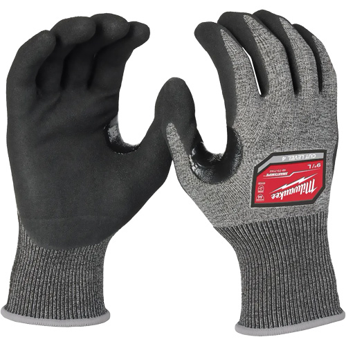High-Dexterity Cut-Resistant Gloves, Size X-Large, 18 Gauge, Nitrile Coated, Polyethylene Shell, ANSI/ISEA 105 Level 4/EN 388 Level D Quali-T-Solutions