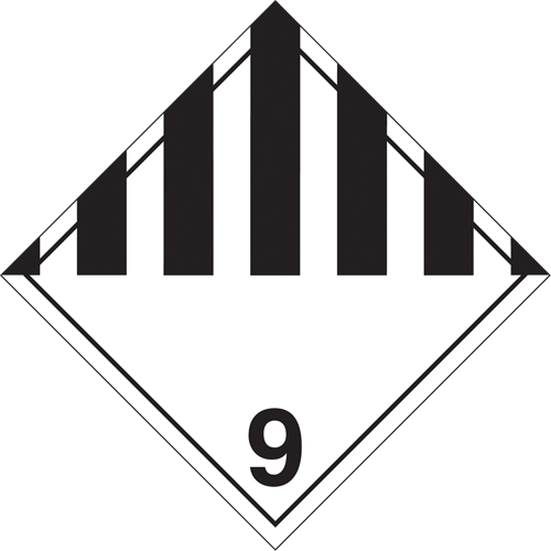 Miscellaneous Danger TDG Placard, Plastic Quali-T-Solutions