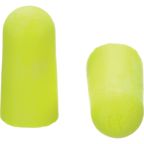 Bouchons d'oreilles n&eacute;on jaune E-A-Rsoft, Vrac - Sac en poly Quali-T-Solutions