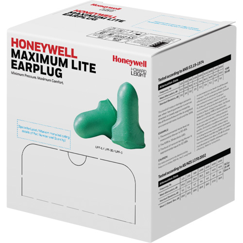 Howard Leight Maximum Lite Low-Pressure Foam Earplugs, Bulk - B Quali-T-Solutions