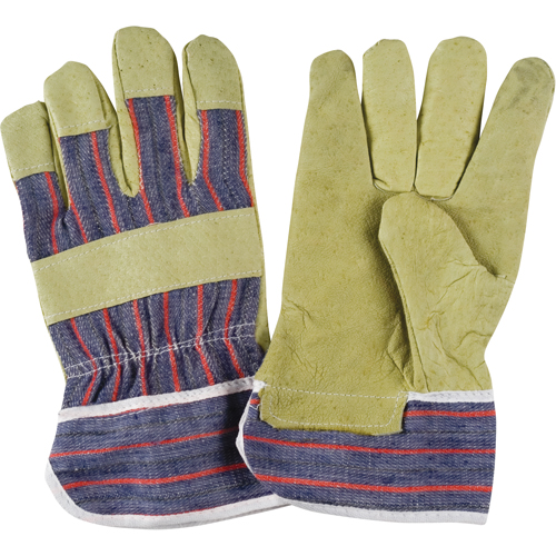 Abrasion-Resistant Comfort Fitters Glove, Large, Grain Pigskin Palm, Cotton Inner Lining Quali-T-Solutions