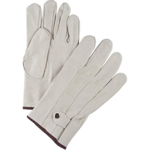 Standard-Duty Ropers Gloves, Large, Grain Cowhide Palm Quali-T-Solutions