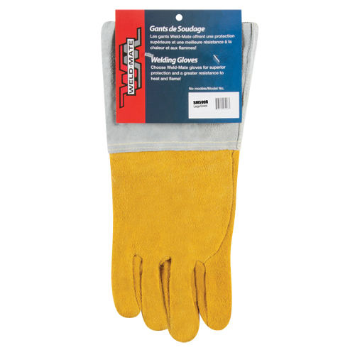 Superior Fit TIG Welding Gloves, Split Deerskin, Size Large Quali-T-Solutions