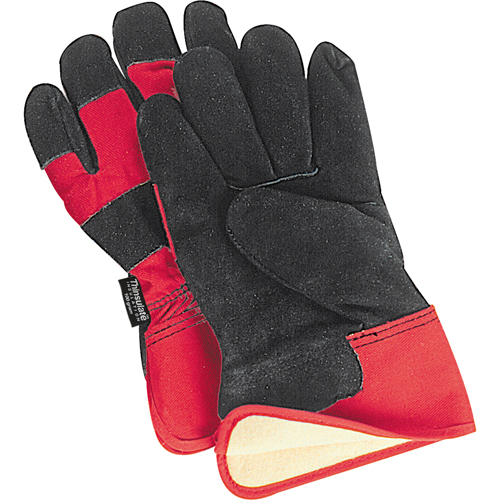 Superior Warmth Winter-Lined Fitters Gloves, Large, Split Cowhide Palm, Thinsulate Inner Lining Quali-T-Solutions