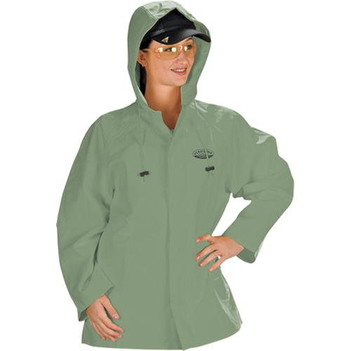 V&ecirc;tements imperm&eacute;ables Hurricane ignifuges et r&eacute;sistants &agrave; l'huile, veste, 4T-Grand, Vert Quali-T-Solutions