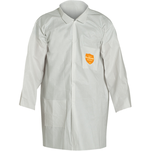 ProShield&reg; 60 Lab Coat, Microporous/Polypropylene, White, Medium Quali-T-Solutions