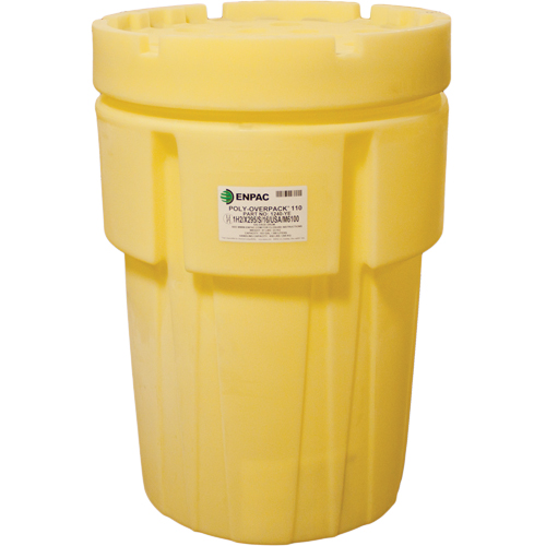 Baril de r&eacute;cup&eacute;ration Poly-Overpack 110 , 103 gal. US, Stationnaire Quali-T-Solutions