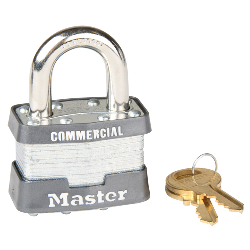Pin Tumbler Padlock, Keyed Alike, Laminated Steel, 1-3/4" Width Quali-T-Solutions