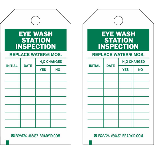 &eacute;tiquettes de rapport d'inspection, Polyester, 4" la x 7" h, Anglais Quali-T-Solutions