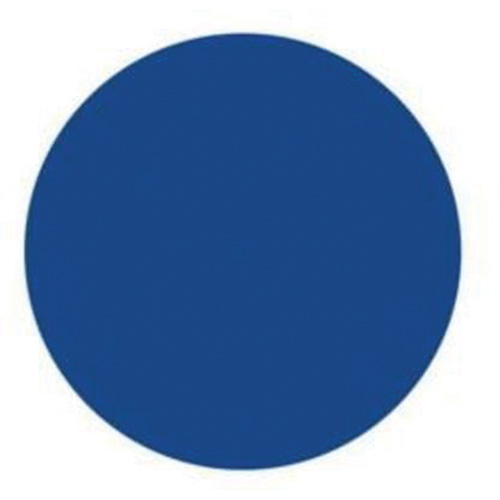 &eacute;tiquettes rondes inscriptibles, Cercle, 3" lo x 3" la, Bleu Quali-T-Solutions