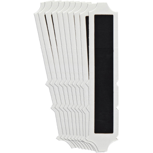 &eacute;tiquettes de lettres et chiffres gothiques individuels Quick-Align, I, 4" h, Noir Quali-T-Solutions