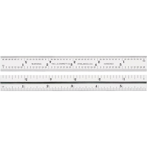 Ensembles de petites &eacute;querres, 6" lo, 8/100" Graduations, Acier, Satin Quali-T-Solutions
