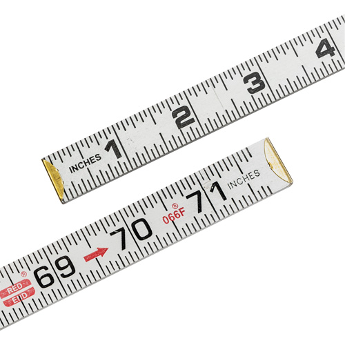 Red End&reg; Flat Reading Rule, 6' L, Wood Quali-T-Solutions