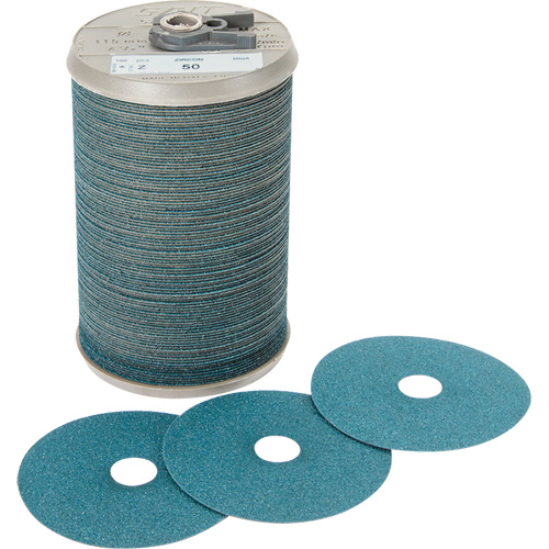 Blue Line Aggressive Grinding Fibre Disc, Zirconium, 24, 9-1/8" Dia x 7/8" Arbor Quali-T-Solutions