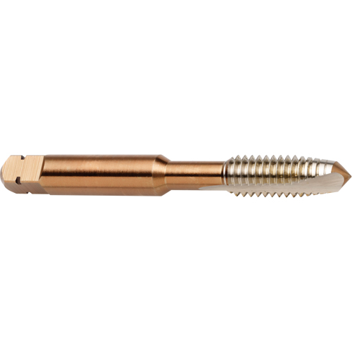 Spiral Point Tap, High Speed Cobalt, 3/8"-16 Thread, 2-15/16" L Quali-T-Solutions