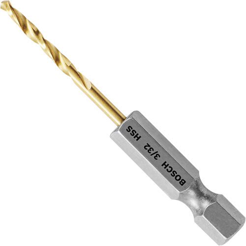Impact Tough Drill Bit, High Speed Steel, 3/4" Flute, 118° Point Quali-T-Solutions