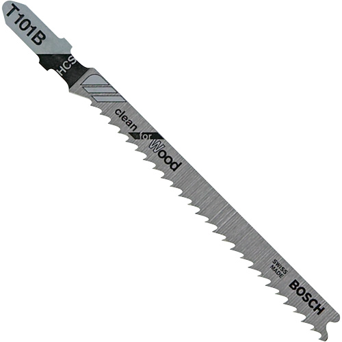 Lame de scie alternative pour la coupe du bois, Acier &agrave; haute teneur en carbone, Tige en T, 4" lo, 10 dents par pouce Quali-T-Solutions