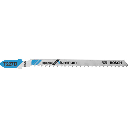 Lames de scie sauteuse, Acier rapide, Tige en T, 4" lo, 8 dents par pouce Quali-T-Solutions