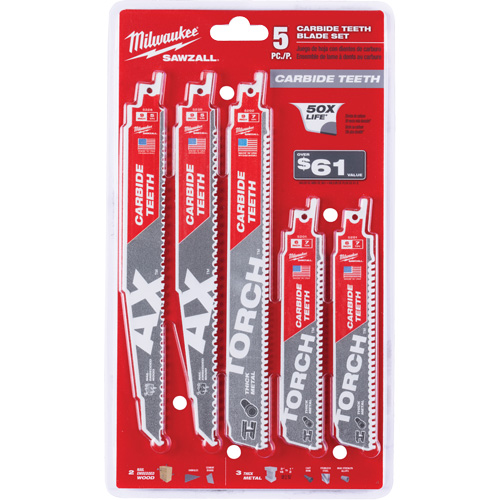Sawzall&reg; Carbide Teeth Blade Set Quali-T-Solutions