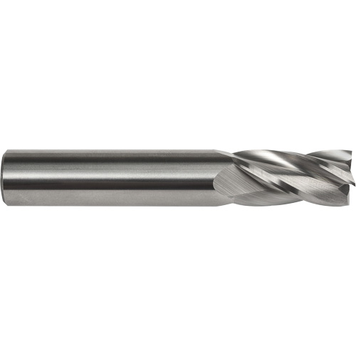 Fraise &agrave; embout droit, 3/16" dia., 2" lo, 4 cannelures, 3/16" tige, Carbure Quali-T-Solutions