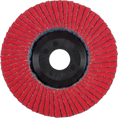 Flap Disc, 4-1/2" x 5/8"-11, Type 27, 40 Grit, Ceramic Quali-T-Solutions