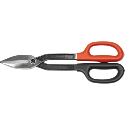 Cisaille de ferblantier, Longueur de coupe de 2-3/4", Coupe Droit Quali-T-Solutions