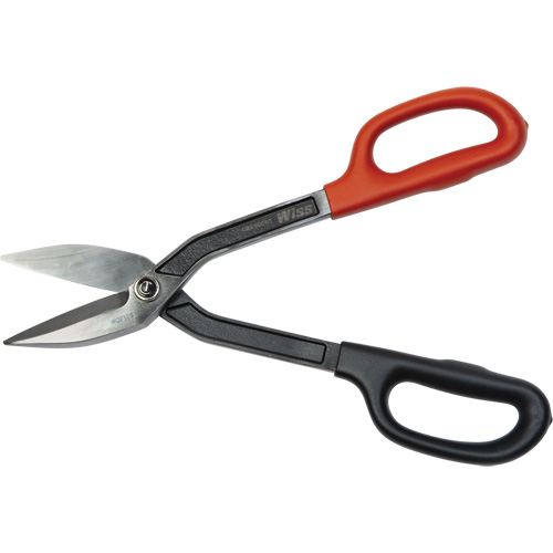 Cisaille de ferblantier, Longueur de coupe de 2-3/4", Coupe Droit Quali-T-Solutions