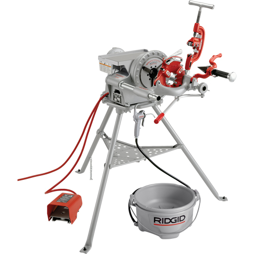 Syst&egrave;me de filetage complet pour fileteuse &eacute;lectrique mod&egrave;le 300, 38 tr/min, Filetage de la tige 1/8" - 2"  Quali-T-Solutions