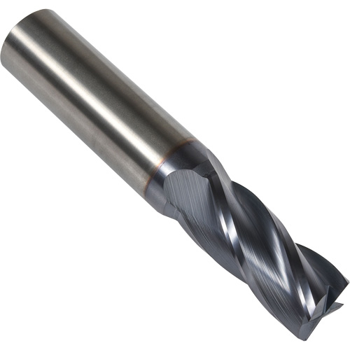 Fraise en bout carr&eacute;e 30° S234, 1/16" dia., 1-1/2" lo, 4 cannelures, 1/8" tige, Carbure Quali-T-Solutions