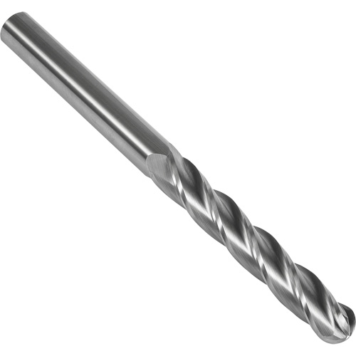 Fraise en bout sph&eacute;rique extra longue 30° S147, 1/2" dia., 6" lo, 4 cannelures, 1/2" tige, Carbure Quali-T-Solutions