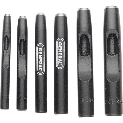 Hollow Steel Punch Set, 6 Pieces Quali-T-Solutions