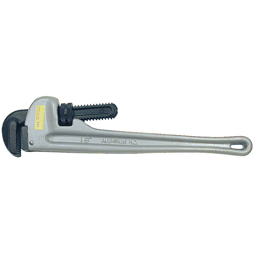 Pipe Wrench, 2-1/2" Jaw Capacity, 18" Long, Non-Ergonomic Handle Quali-T-Solutions