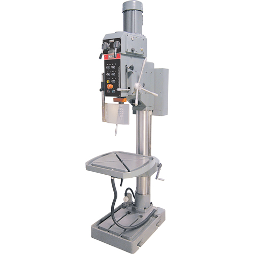 Perceuses &agrave; colonne &agrave; vitesse variable avec t&ecirc;te &agrave; engrenages, 5/8" Mandrin, 2 Vitesse(s), 22" la x 22" lo, #4 Morse Quali-T-Solutions