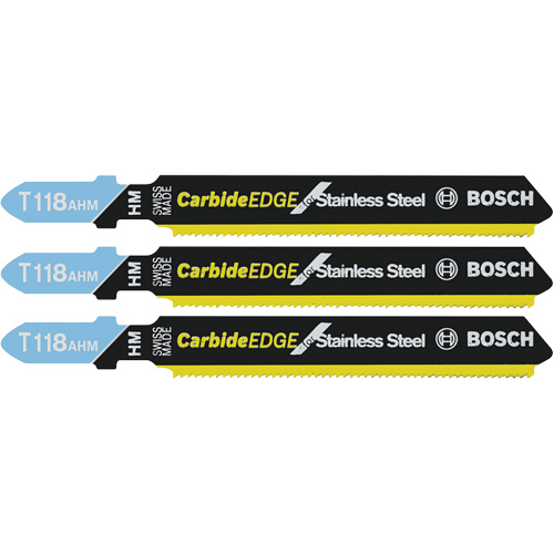Jig Saw Blades Expert for All Purpose, Carbide, T-Shank, 3-1/4" L Quali-T-Solutions