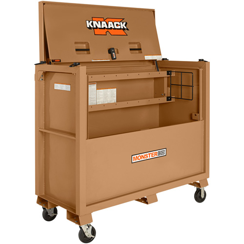 Monster Box Piano Box, 66" W x 30" D x 54-1/2" H, Beige Quali-T-Solutions