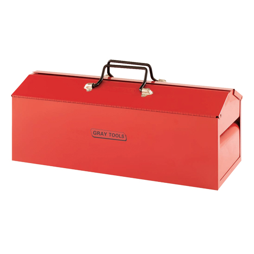 Tool Box, 8-13/20" D x 21-3/10" W x 9" H, Red Quali-T-Solutions