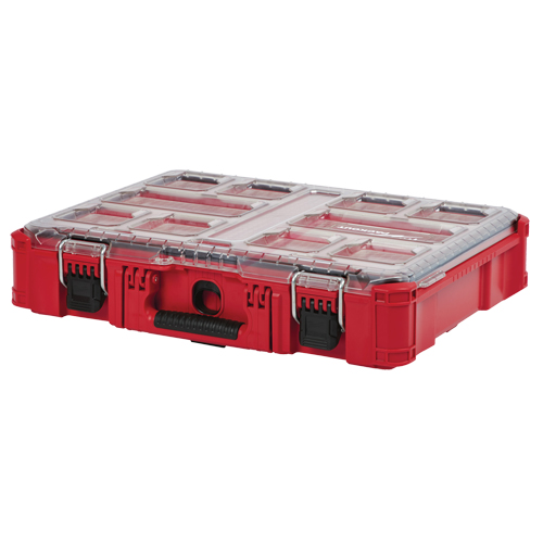 Packout Organizer, 20" x 15" x 5", Black/Red Quali-T-Solutions
