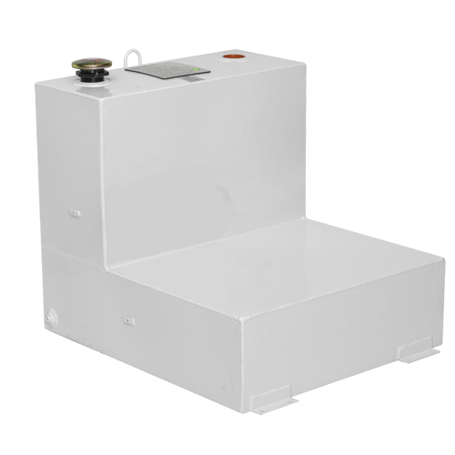 R&eacute;servoir de transfert pour carburant en acier, Acier, Capacit&eacute; 48 gal., Blanc Quali-T-Solutions