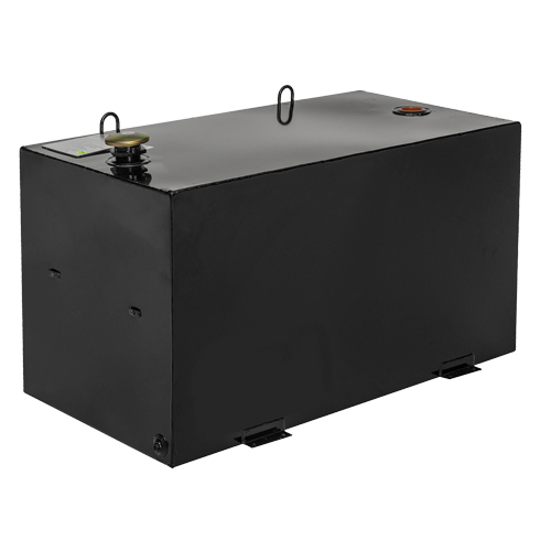 Steel Fuel Transfer Tank, Steel, 100 Gal. Capacity, Black Quali-T-Solutions