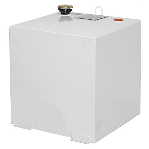 Steel Fuel Transfer Tank, Steel, 50 gal. Capacity, White Quali-T-Solutions
