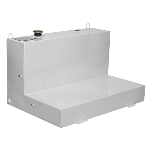 R&eacute;servoir de transfert pour carburant en acier, Acier, Capacit&eacute; 85 gal., Blanc Quali-T-Solutions