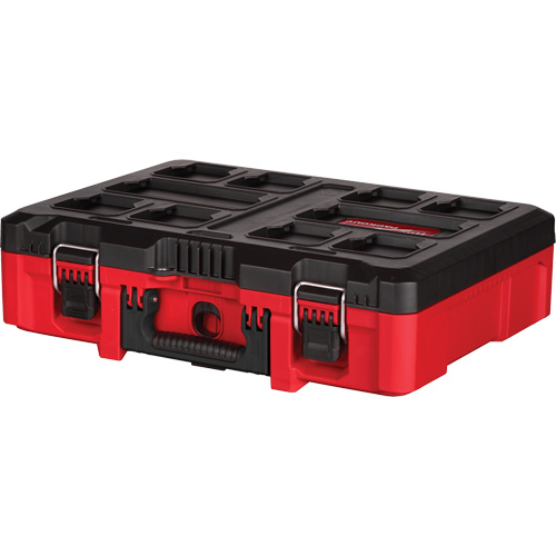 Coffre &agrave; outils avec partitions ajustables Packout, 20-7/10" x 15-1/5" x 6-1/5", Noir/Rouge Quali-T-Solutions
